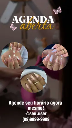 Agenda aberta unhas