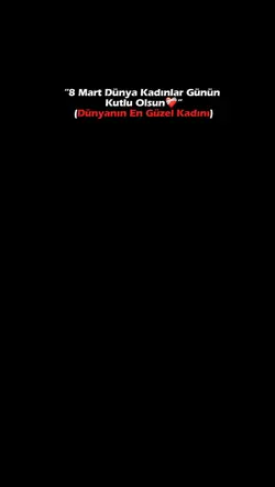 Dünya Kadınlar Günü 