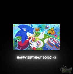 HAPPY BIRTHDAY SONIC