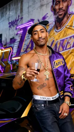 DRINK LAKERS GRAFITE