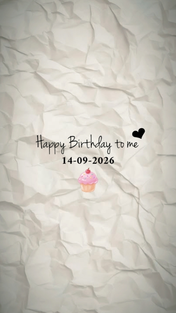 HBD TO ME 14 SEPT