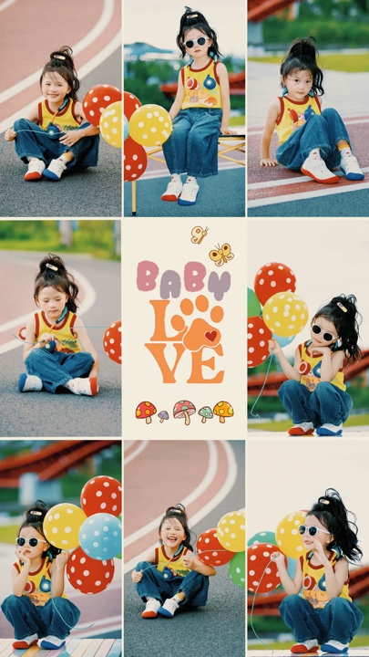 Baby cutout 