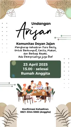 undangan arisan 