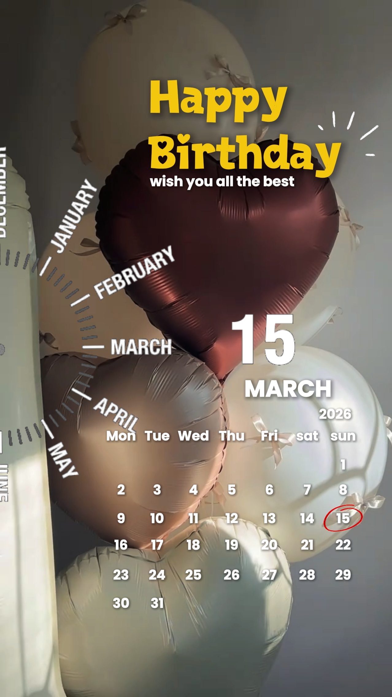 HBD 15 MARS 