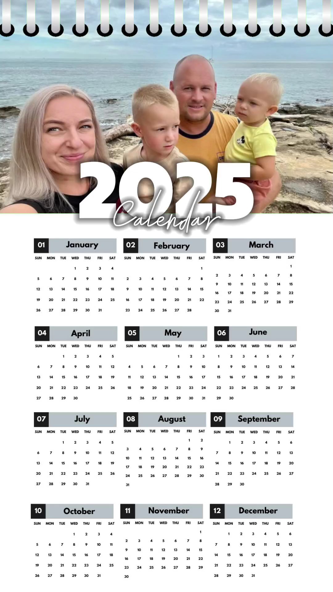 Calendario 2025