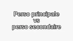 perso principal vs