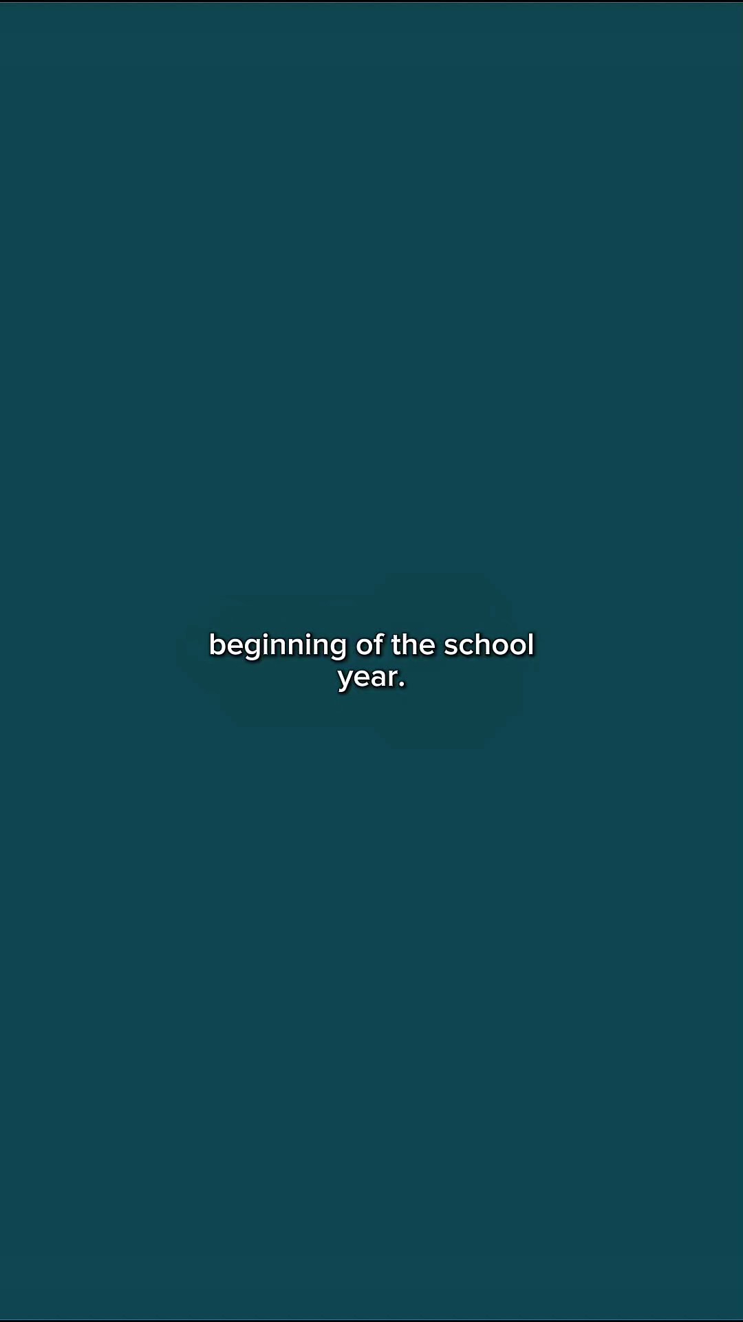 BeginningOfTheSchool