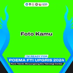 Twibbon POEMA FTI 24