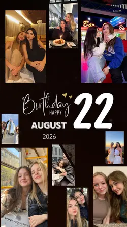 Birthday 22 August