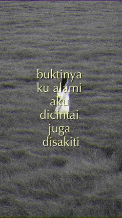 buktinya kualami aku