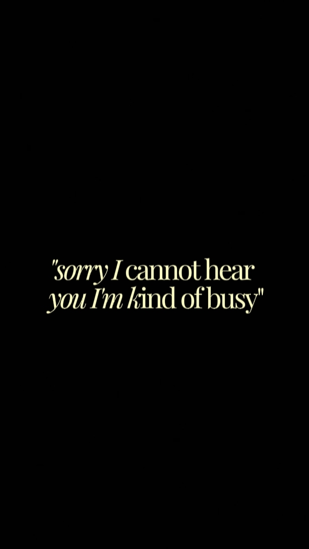 kinda of busy
