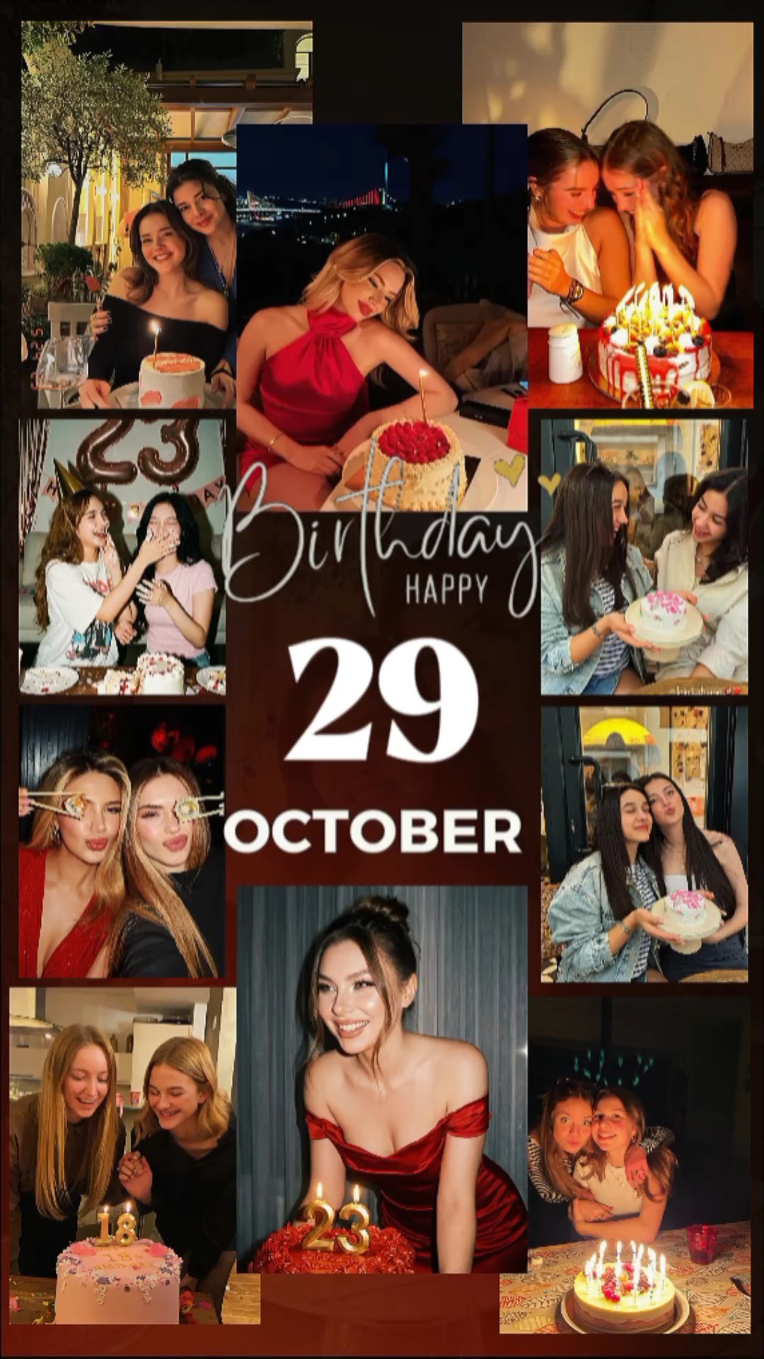 Feliz aniversário 29 de outubro