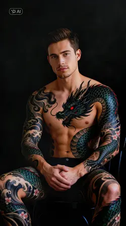tattoo black dragon 
