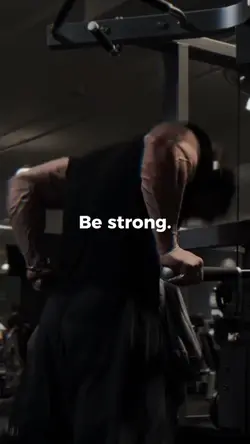 Be strong.