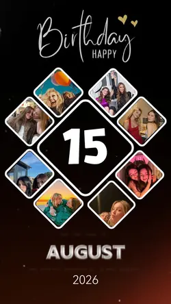 Birthday 15 August 