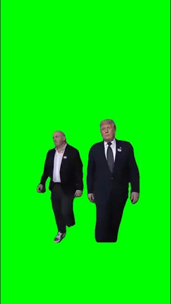 dana, Trump walkiing