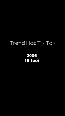 Trend hot Tik Tok