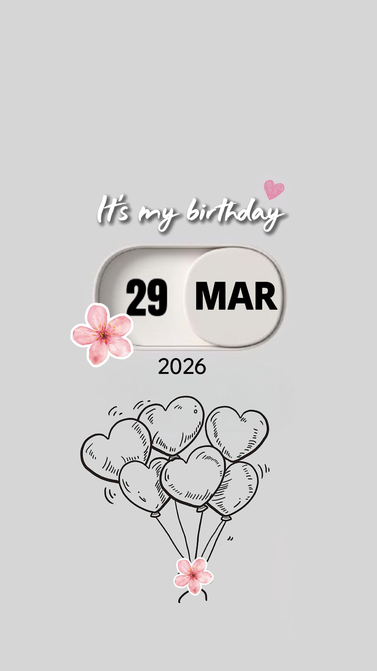 Mi cumpleaños 29 de marzo