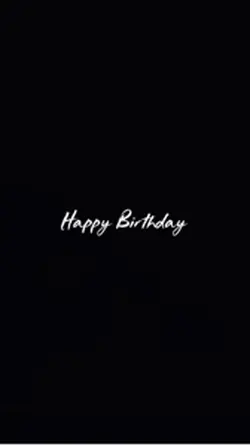 Happy Birthday 