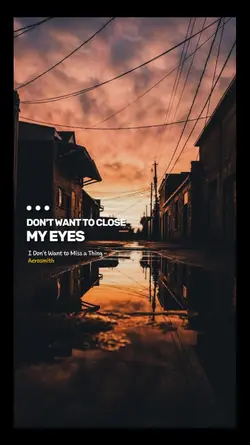 I Don't Want to Miss