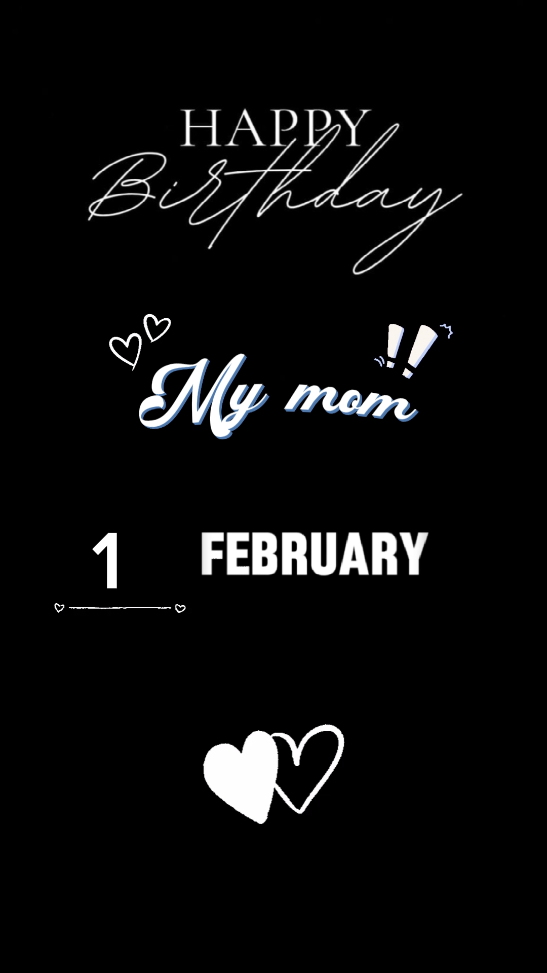 Hbd 1 février maman