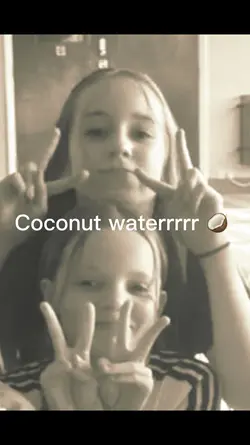 Coconut water 🥥💦