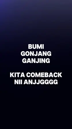 KITA COMEBACK NI ANJ