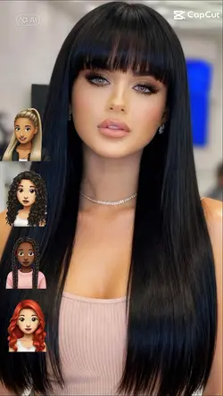 mudança de cabelo IA