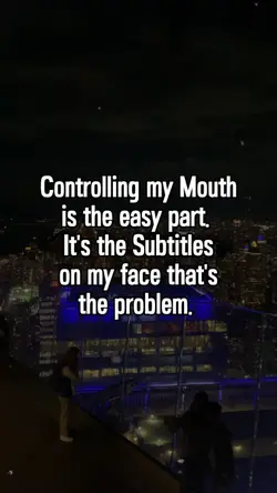 Controlling my mouth