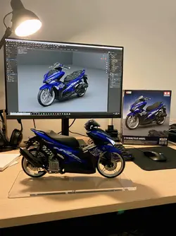miniatur motor viral