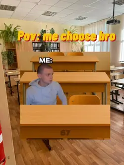 me choose bro 