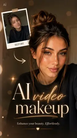 AI video Makeup time