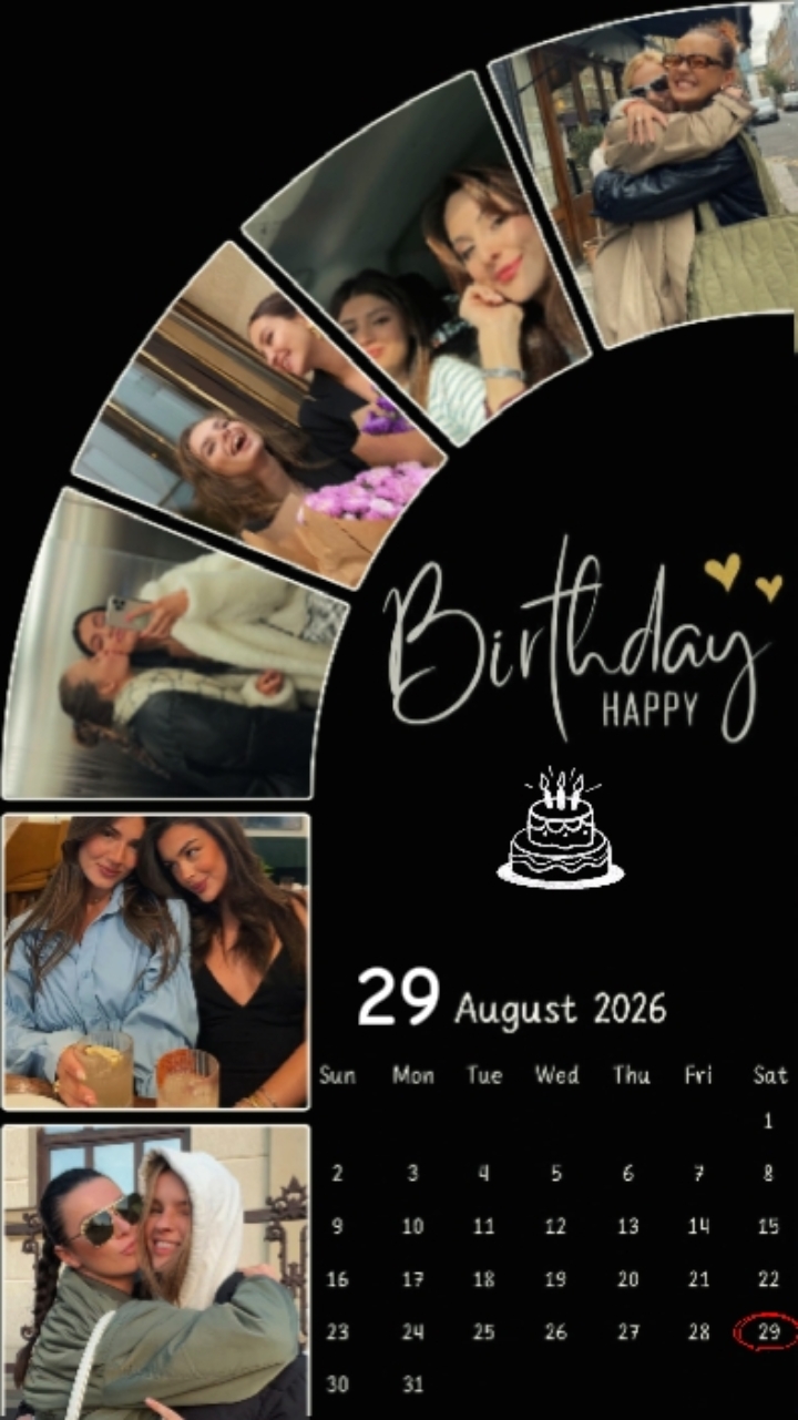 BIRTHDAY 29 AUGUST 