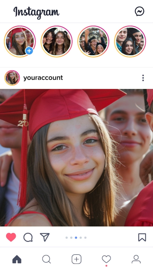 Graduación de Instagram