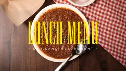 Lunch Menu