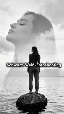 Schwarzweiß-Shooting