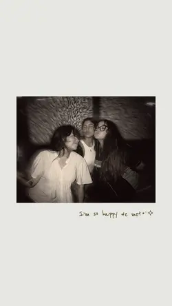 We met