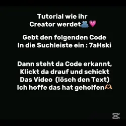 Creator werden tut