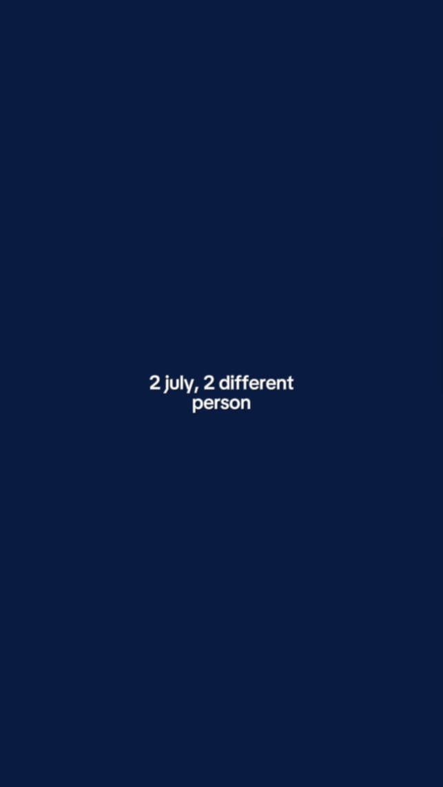 2 july, 2 different
