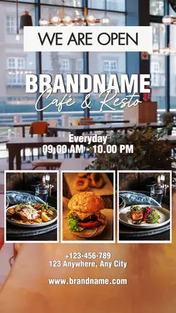 restaurant open