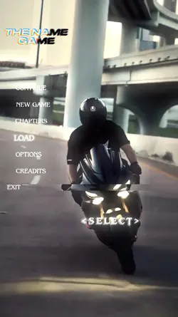 Menu screen game