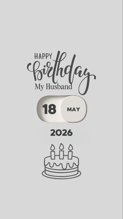 HBD 18 DE MAIO MARIDO