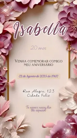 Convite Aniversário