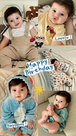 Birthday baby boy