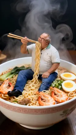 giant noodles