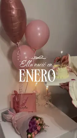 Ella nació en enero