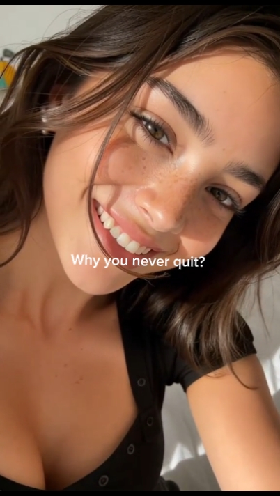 why you never quit