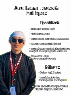 Jasa Imam Tarawih