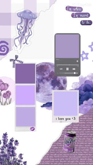 Papier peint violet