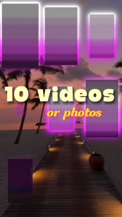 10 vídeos ou fotos 